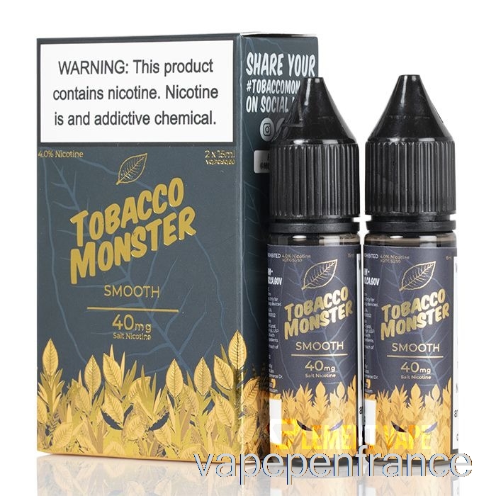 Lisse - Sels De Monstre De Tabac - Stylo Vape 30 Ml 24 Mg